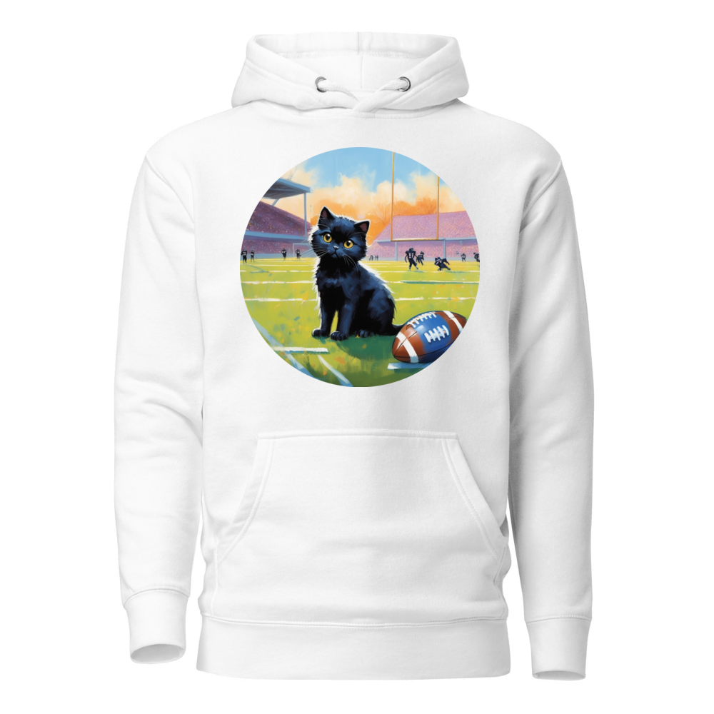 PugMug Custom Black Scottish Fold Cat Hoodie