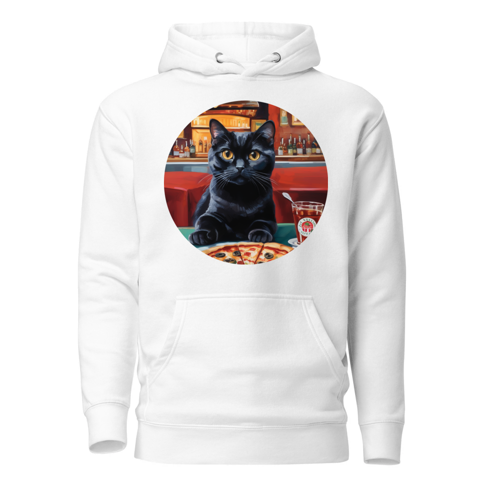 PugMug Custom Black Scottish Fold Cat Hoodie