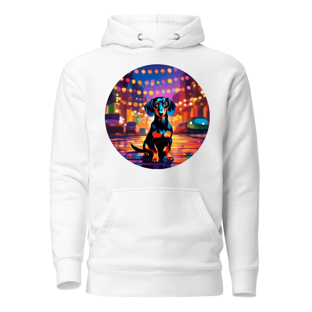 PugMug Custom Black Dachshund Hoodie