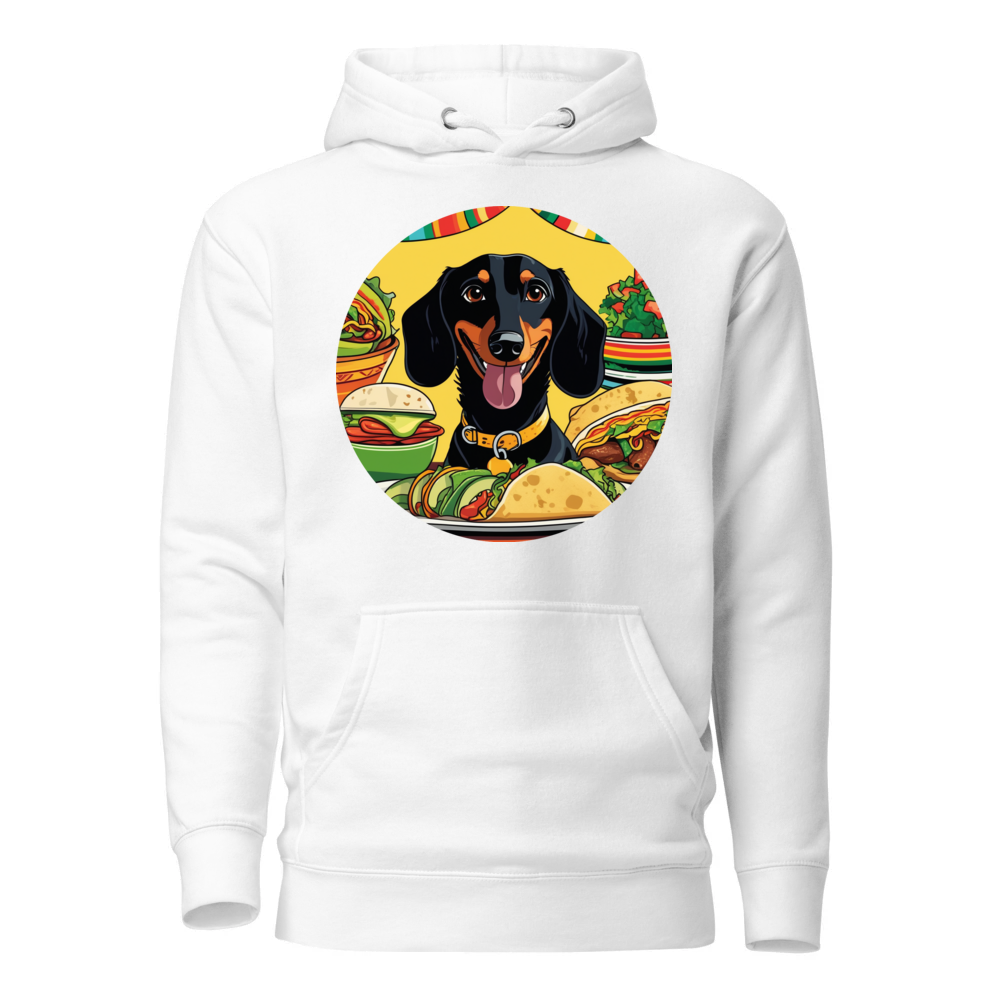 PugMug Custom Black Dachshund Hoodie