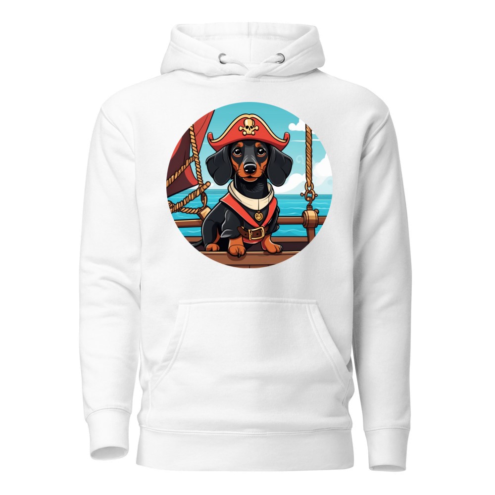 PugMug Custom Black Dachshund Hoodie