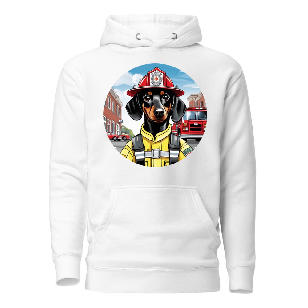 PugMug Custom Black Dachshund Hoodie
