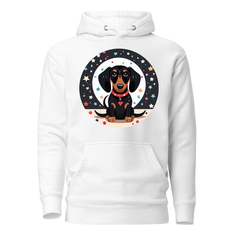 PugMug Custom Black Dachshund Hoodie