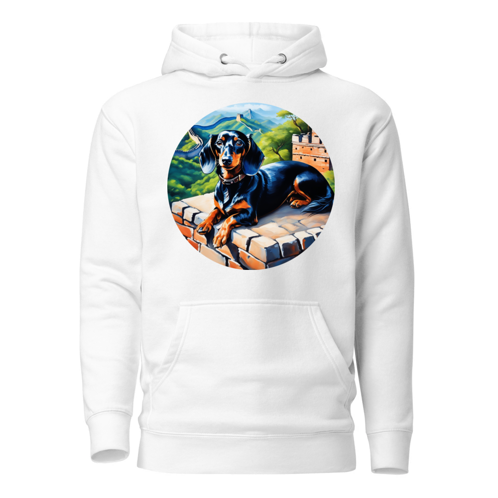 PugMug Custom Black Dachshund Hoodie