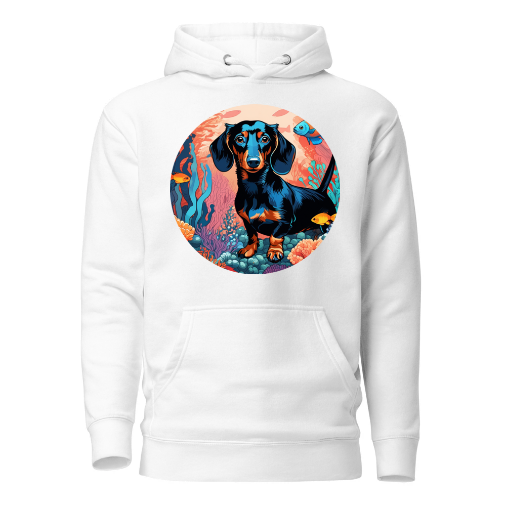 PugMug Custom Black Dachshund Hoodie
