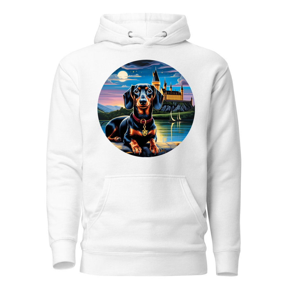 PugMug Custom Black Dachshund Hoodie