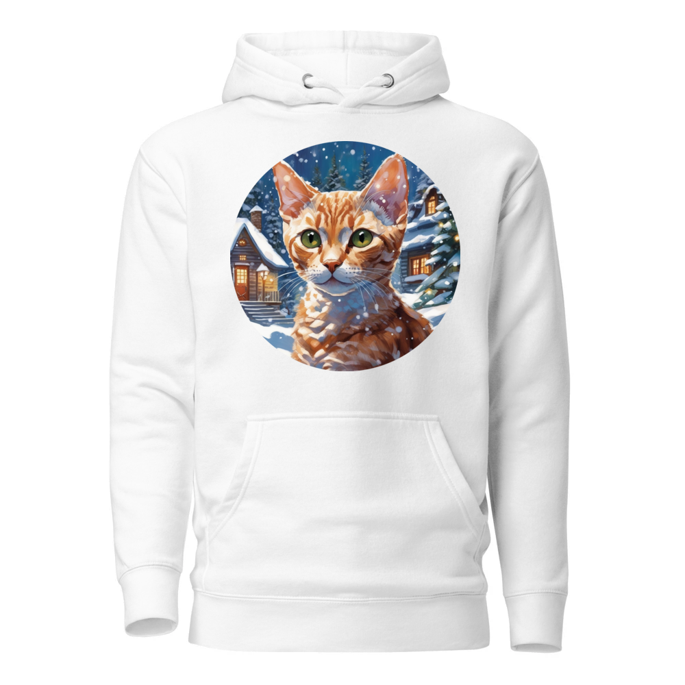 PugMug Custom Tabby Devon Rex Cat Hoodie