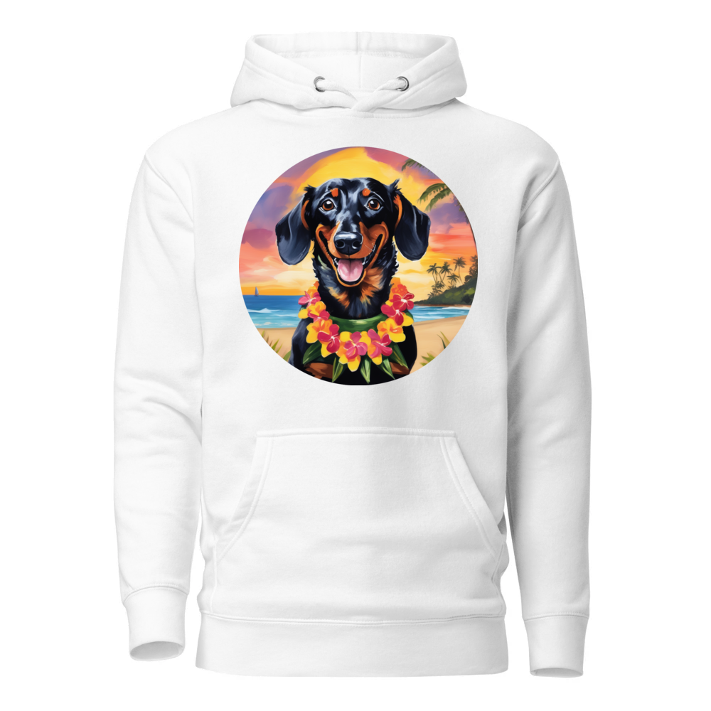 PugMug Custom Black Dachshund Hoodie