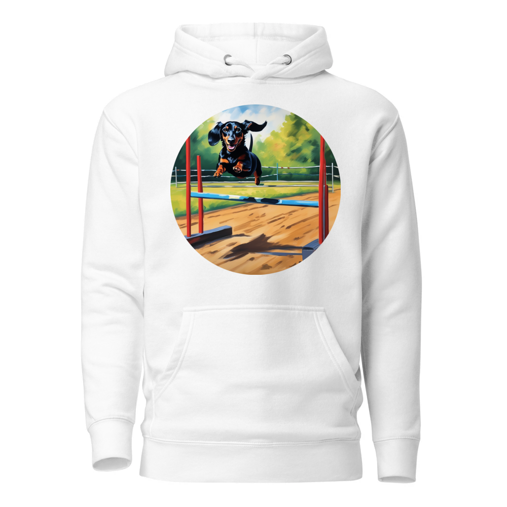 PugMug Custom Black Dachshund Hoodie