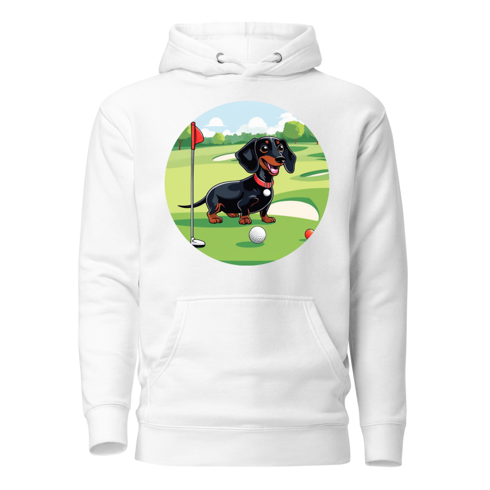 PugMug Custom Black Dachshund Hoodie