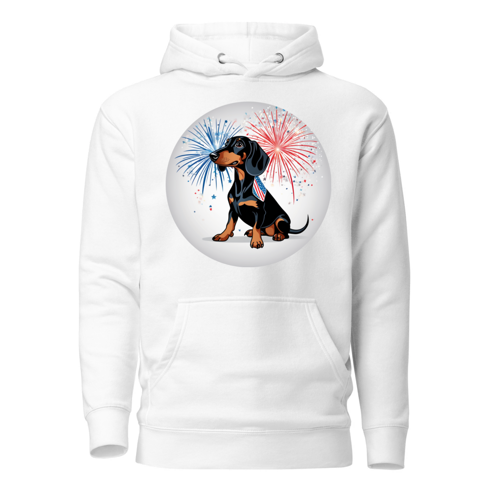 PugMug Custom Black Dachshund Hoodie