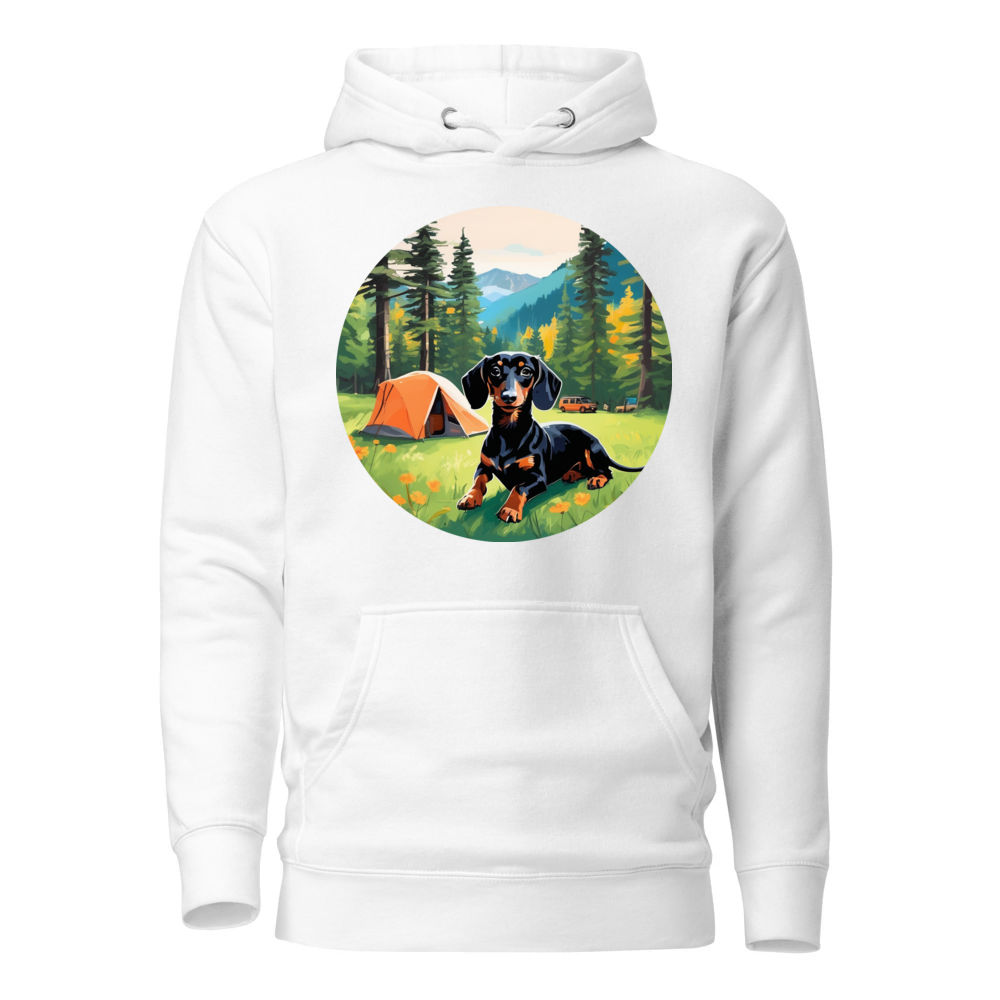 PugMug Custom Black Dachshund Hoodie