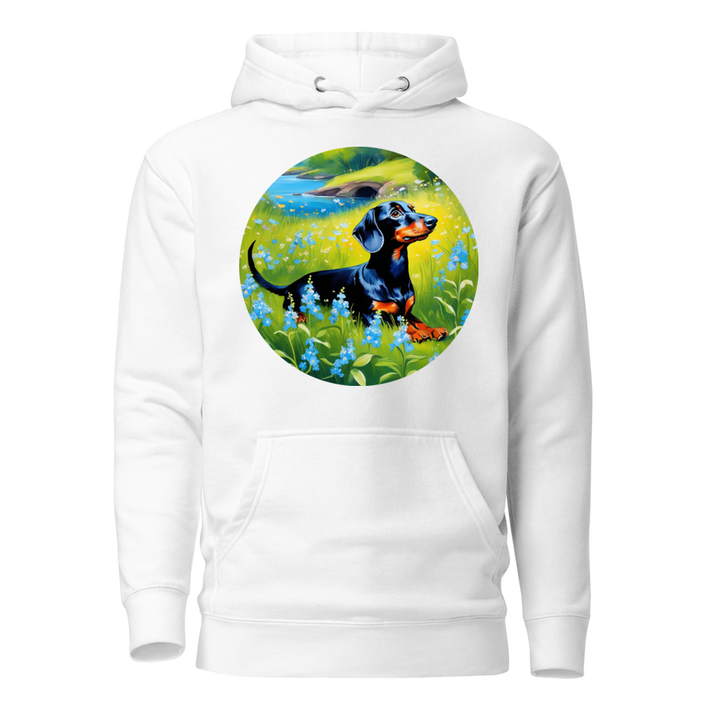 PugMug Custom Black Dachshund Hoodie