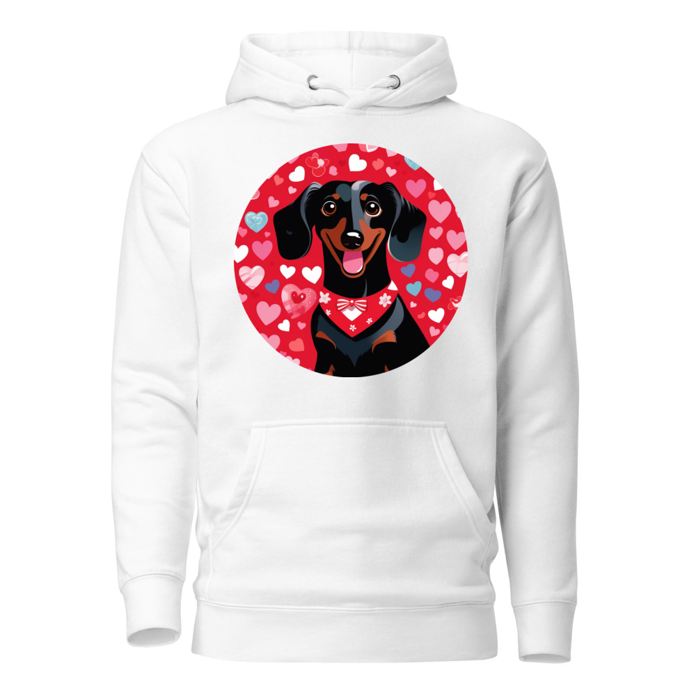 PugMug Custom Black Dachshund Hoodie