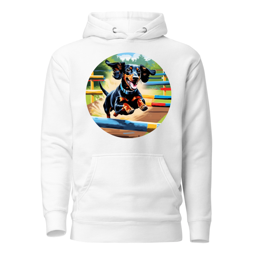 PugMug Custom Black Dachshund Hoodie