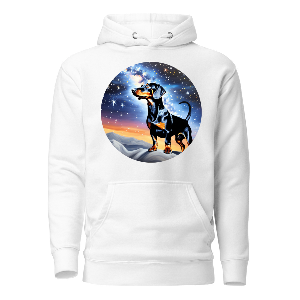PugMug Custom Black Dachshund Hoodie