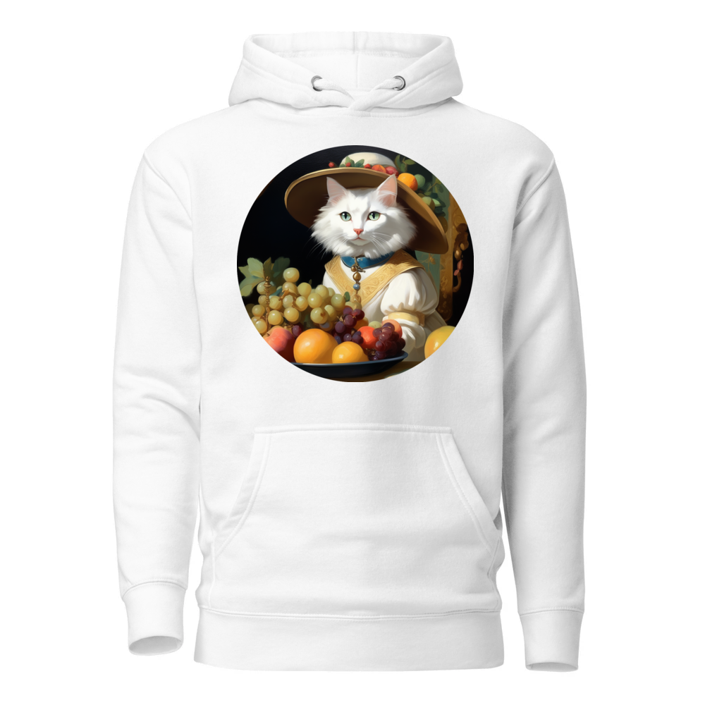 PugMug Custom White Companion Cat Hoodie