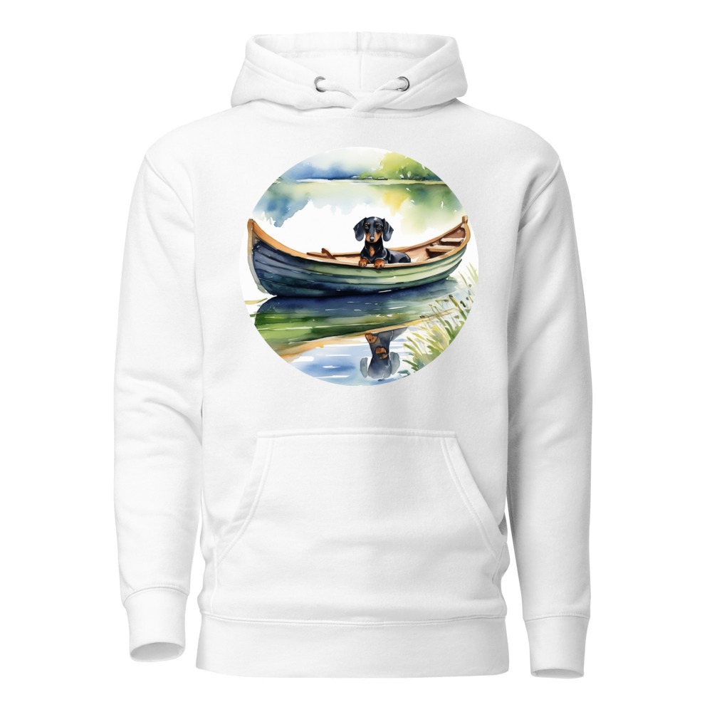 PugMug Custom Black Dachshund Hoodie
