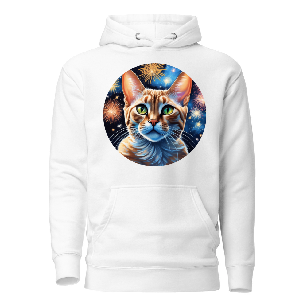 PugMug Custom Tabby Devon Rex Cat Hoodie
