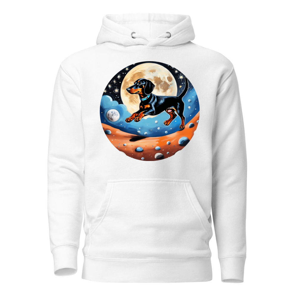 PugMug Custom Black Dachshund Hoodie