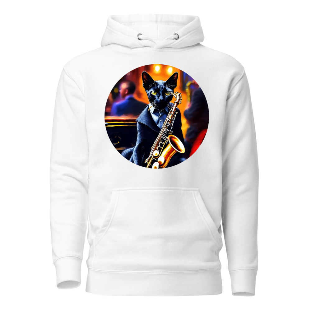 PugMug Custom Black Devon Rex Cat Hoodie