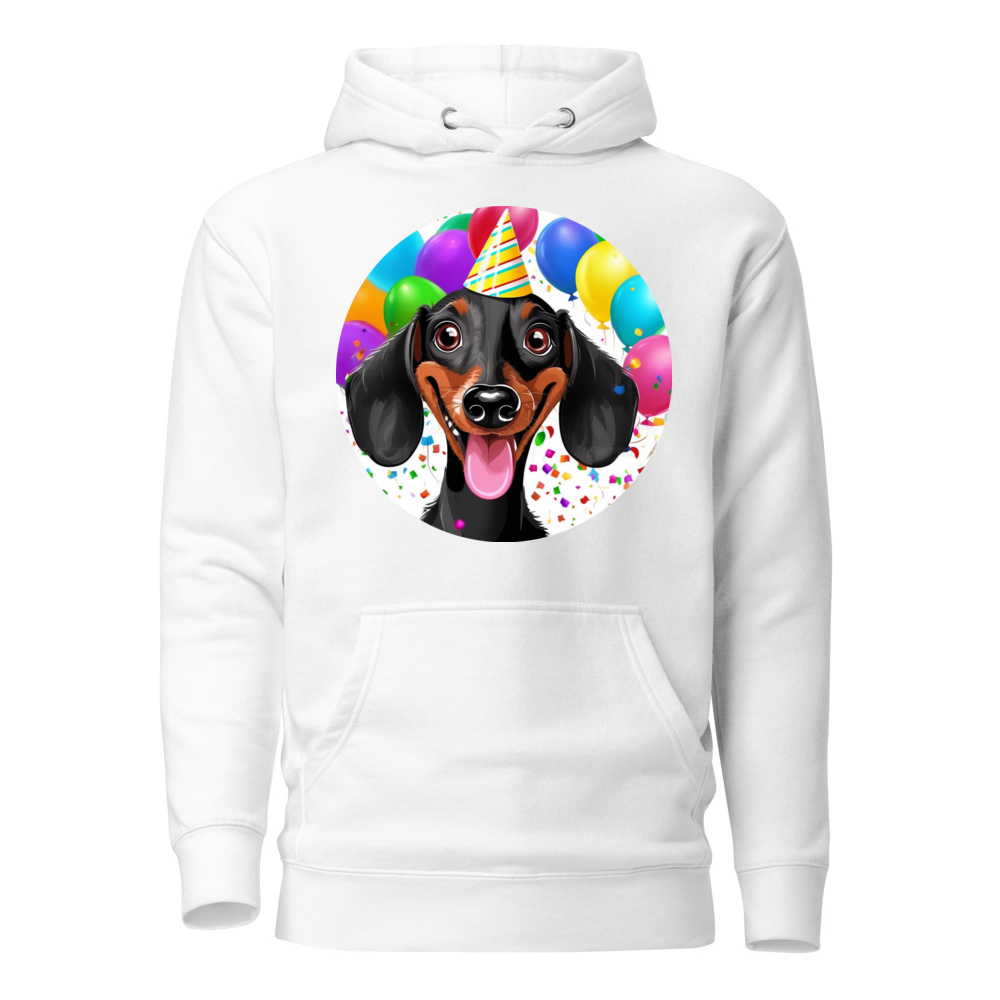 PugMug Custom Black Dachshund Hoodie