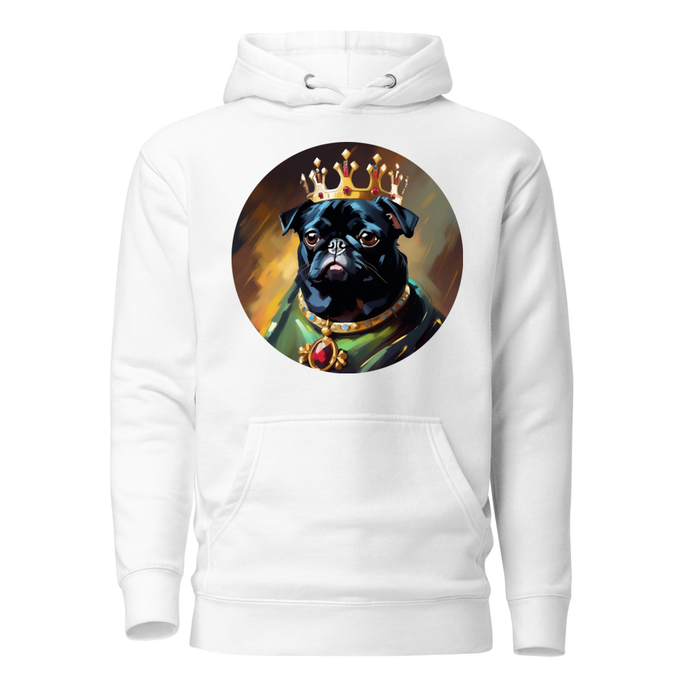 PugMug Custom Black Pug Hoodie