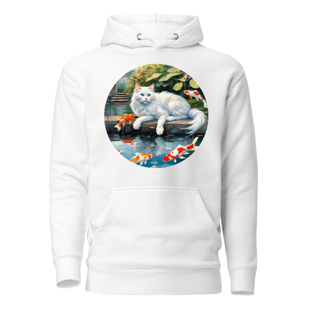 PugMug Custom White Ragdoll Cat Hoodie