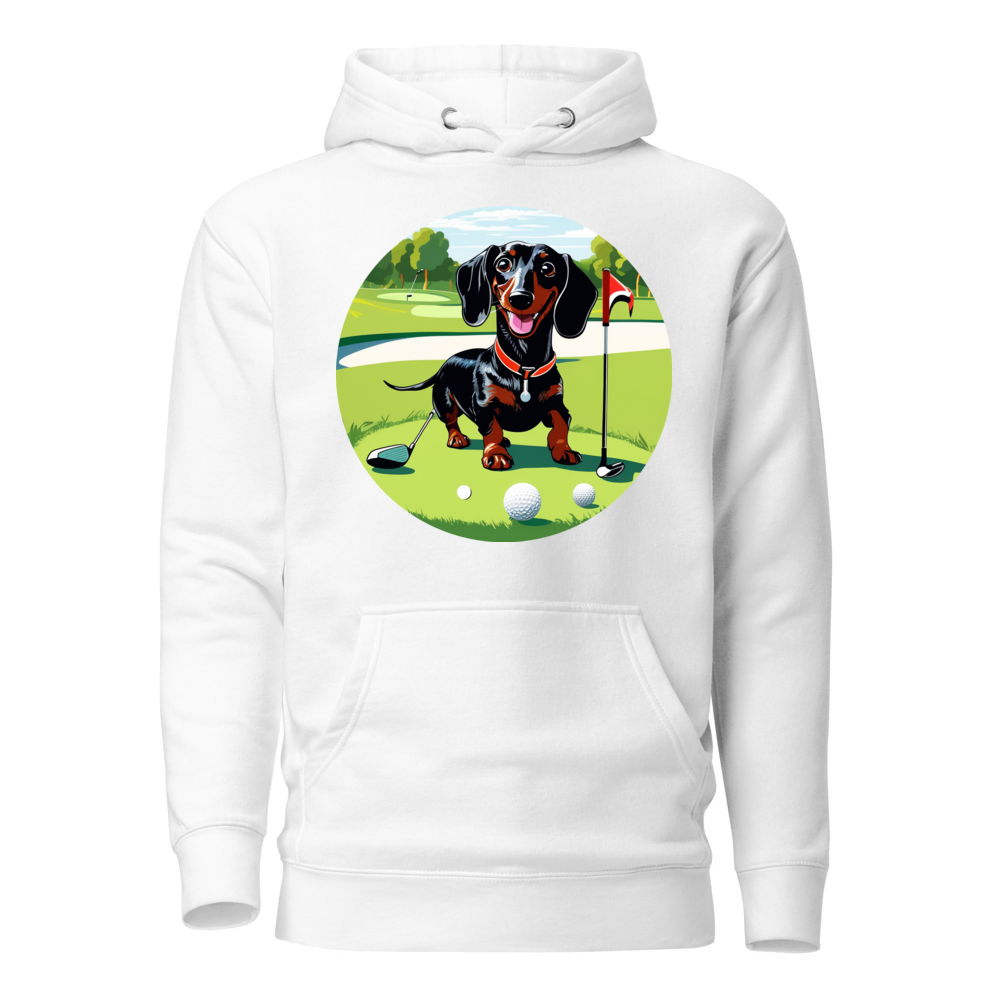 PugMug Custom Black Dachshund Hoodie