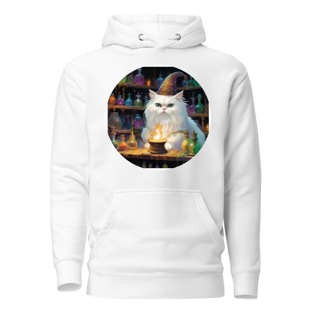 PugMug Custom White Persian Cat Hoodie