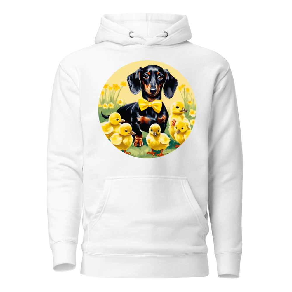 PugMug Custom Black Dachshund Hoodie
