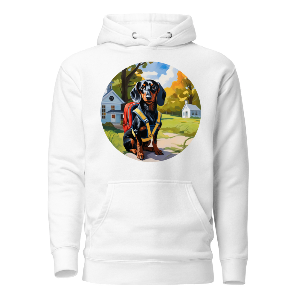 PugMug Custom Black Dachshund Hoodie