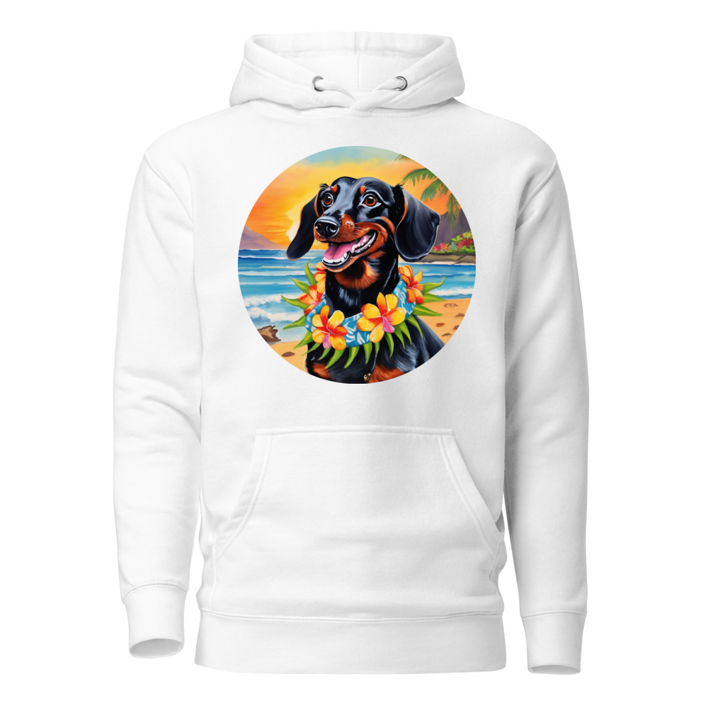 PugMug Custom Black Dachshund Hoodie