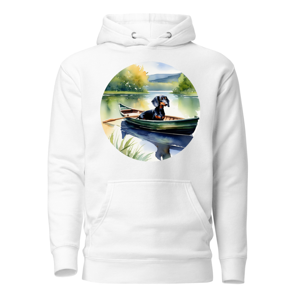 PugMug Custom Black Dachshund Hoodie