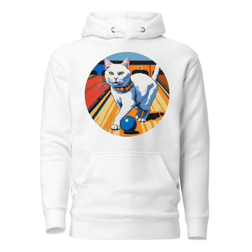 PugMug Custom White Companion Cat Hoodie