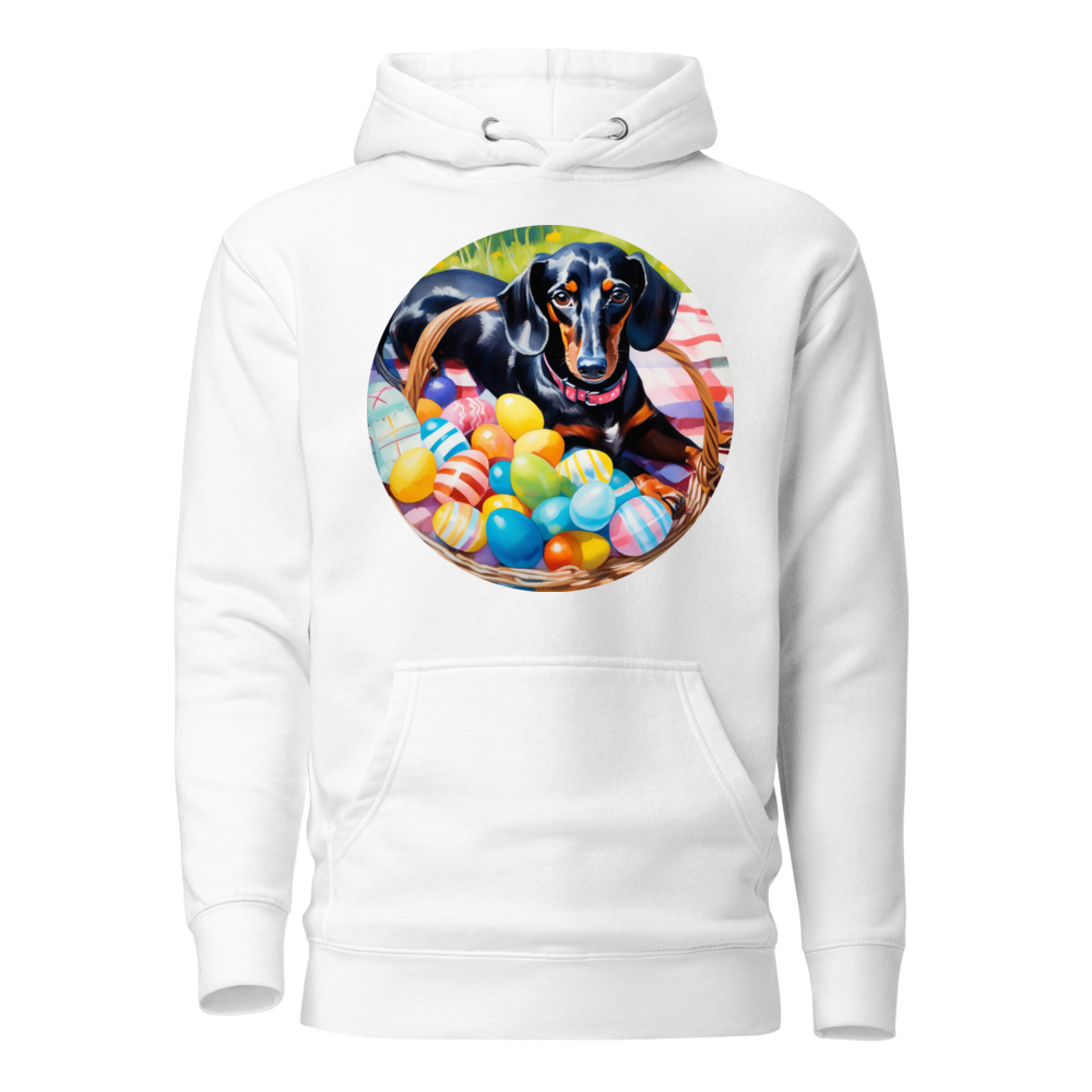 PugMug Custom Black Dachshund Hoodie