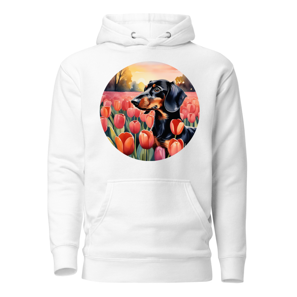 PugMug Custom Black Dachshund Hoodie