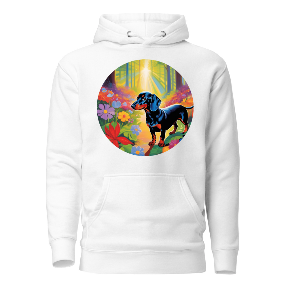 PugMug Custom Black Dachshund Hoodie