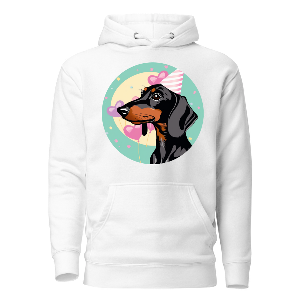 PugMug Custom Black Dachshund Hoodie