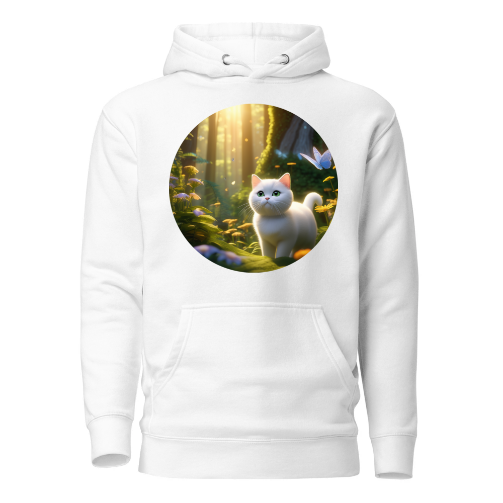 PugMug Custom White British Shorthair Cat Hoodie