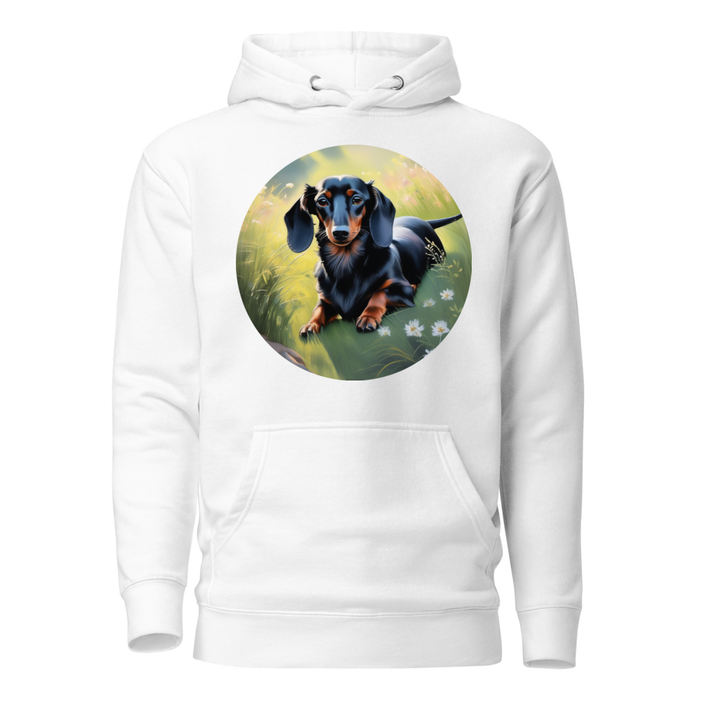 PugMug Custom Black Dachshund Hoodie