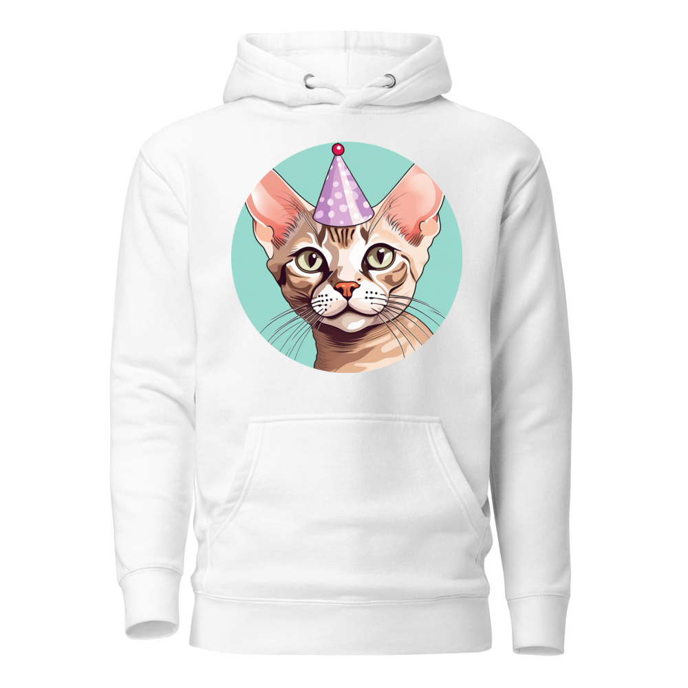 PugMug Custom Tabby Devon Rex Cat Hoodie