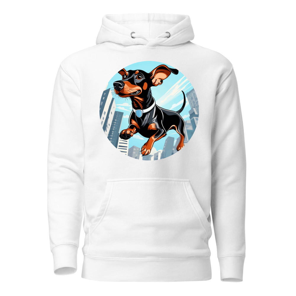 PugMug Custom Black Dachshund Hoodie