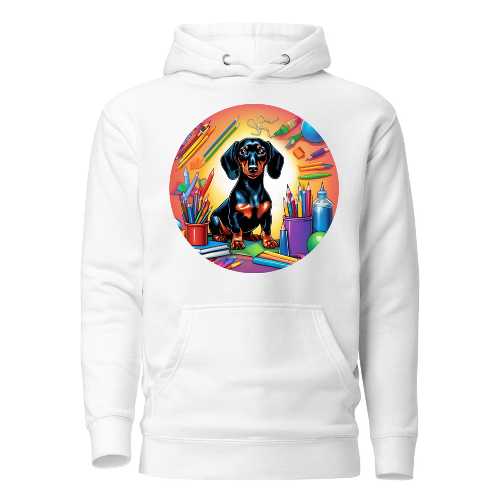 PugMug Custom Black Dachshund Hoodie