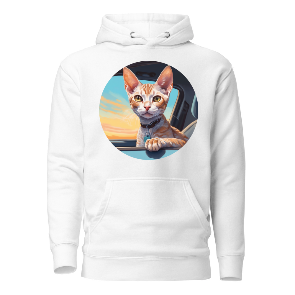 PugMug Custom Tabby Devon Rex Cat Hoodie