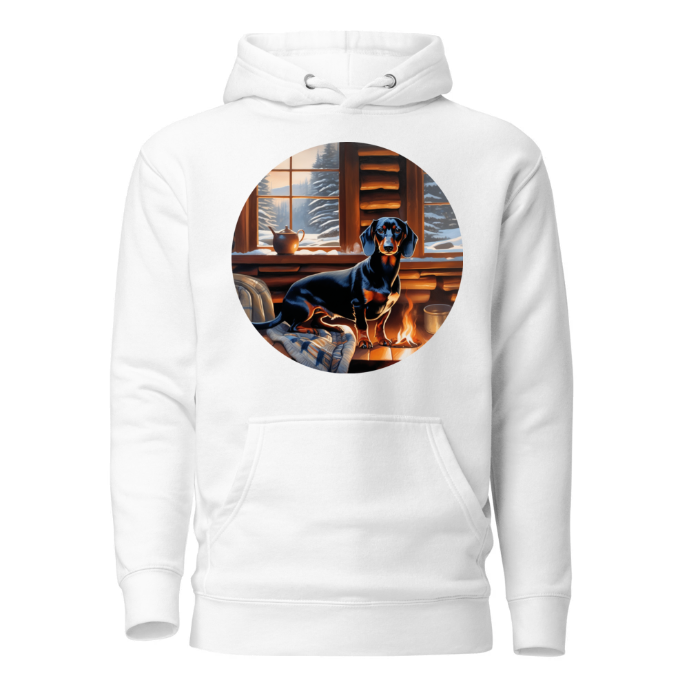 PugMug Custom Black Dachshund Hoodie