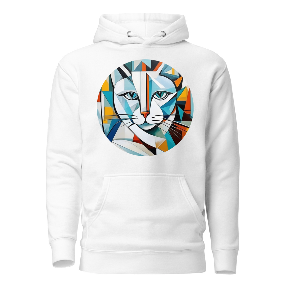 PugMug Custom White Companion Cat Hoodie