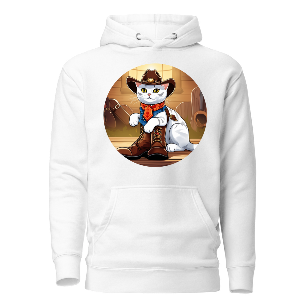 PugMug Custom White American Shorthair Cat Hoodie