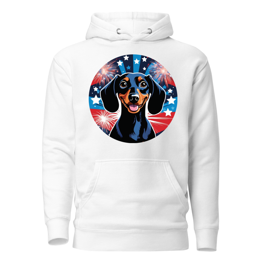 PugMug Custom Black Dachshund Hoodie