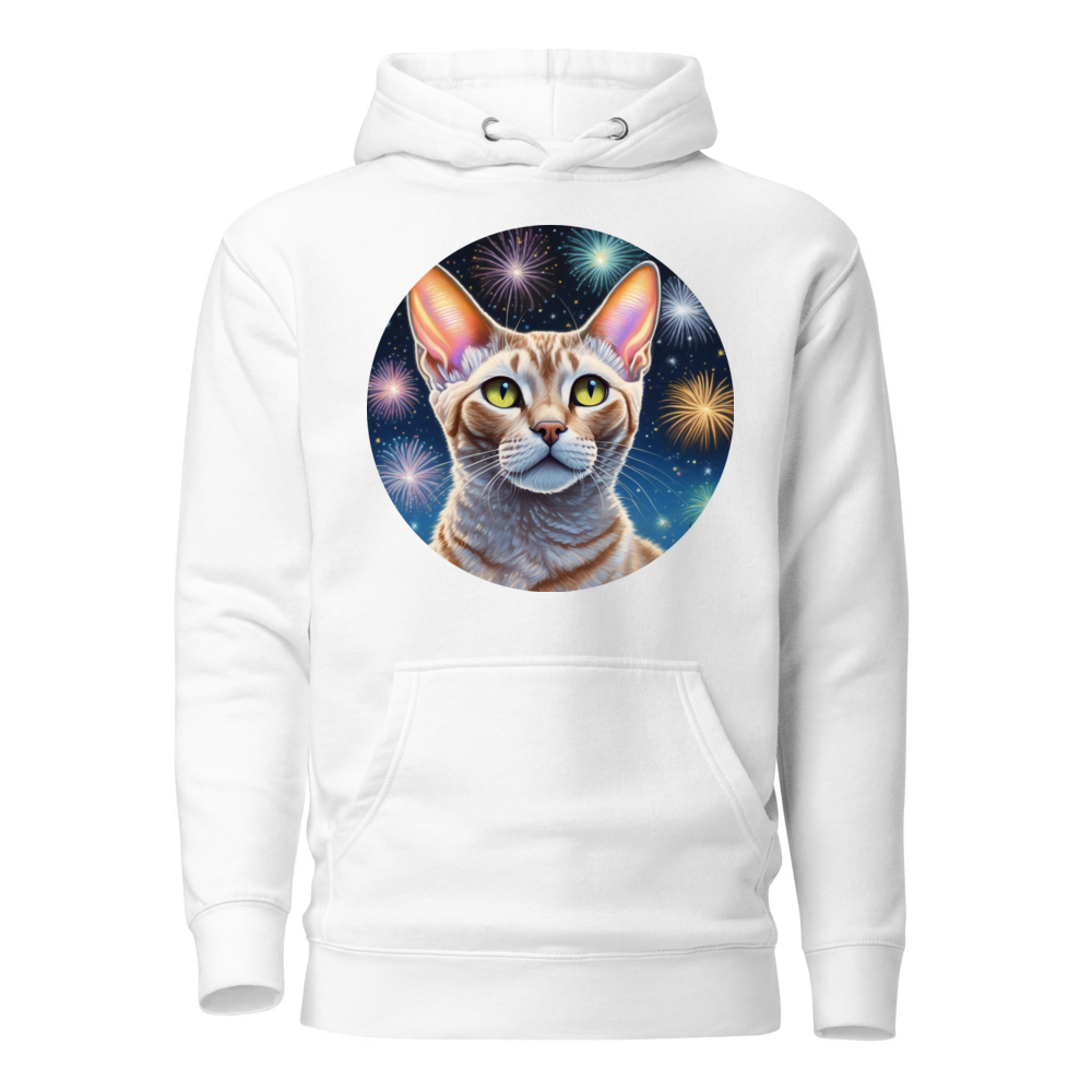 PugMug Custom Tabby Devon Rex Cat Hoodie